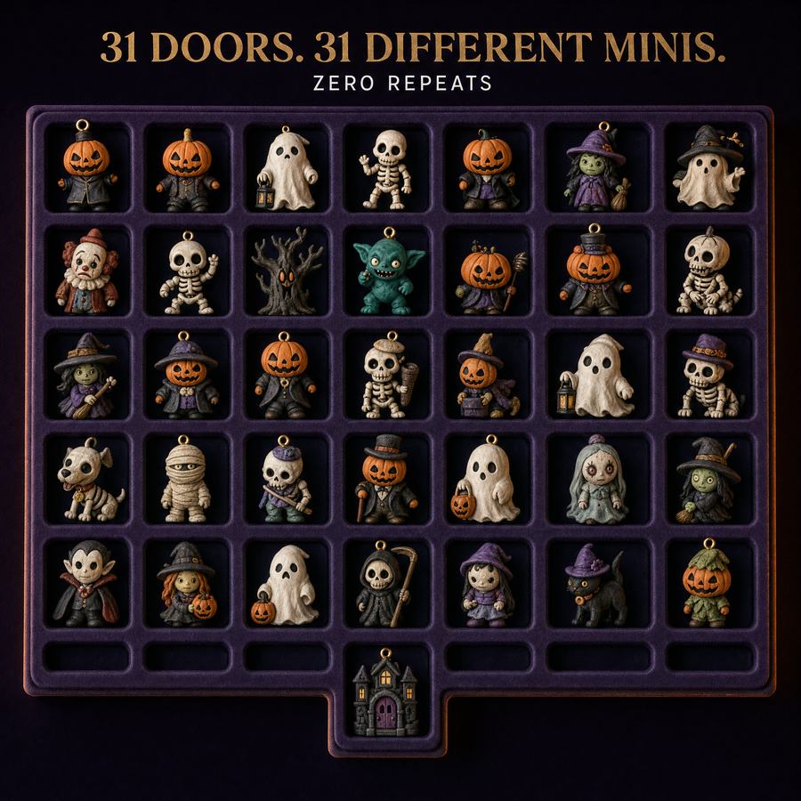 31 doors, 31 different minis – zero repeats