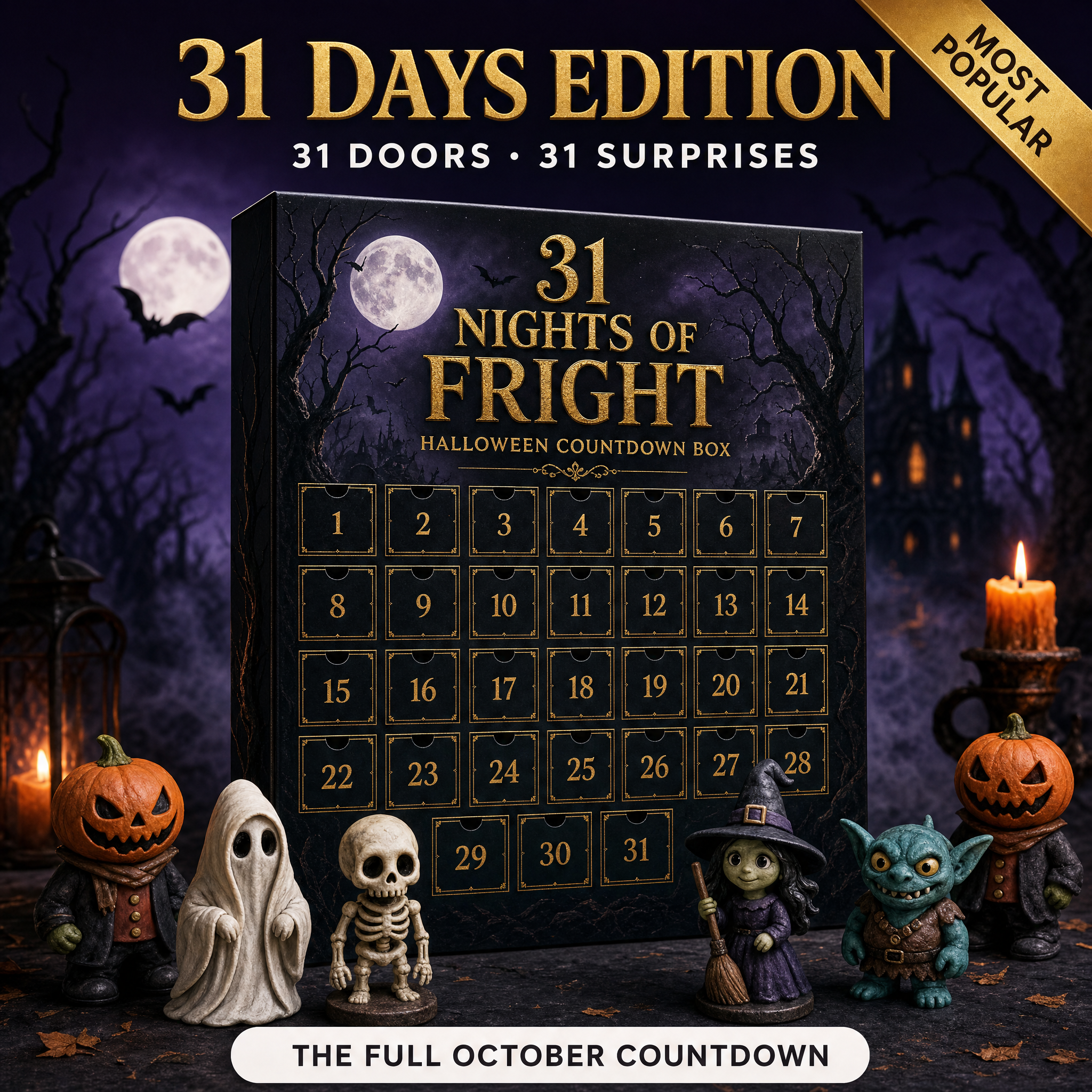 31 Days Edition – 31 doors, 31 surprises, the full October countdown